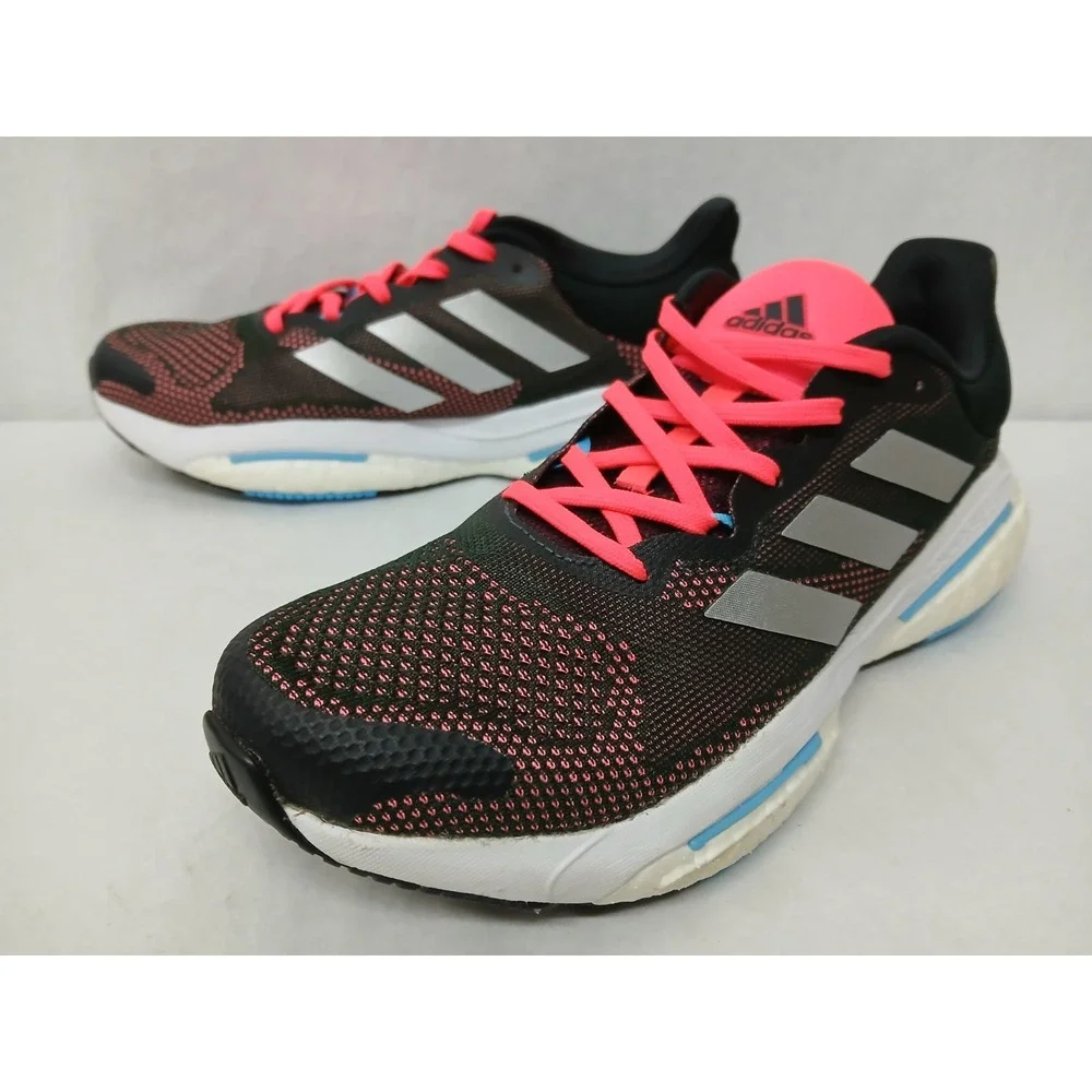 Adidas Men's Solar Glide 5 Running Shoes H01162 Carbon Silver Metallic‎ Sz 8.5